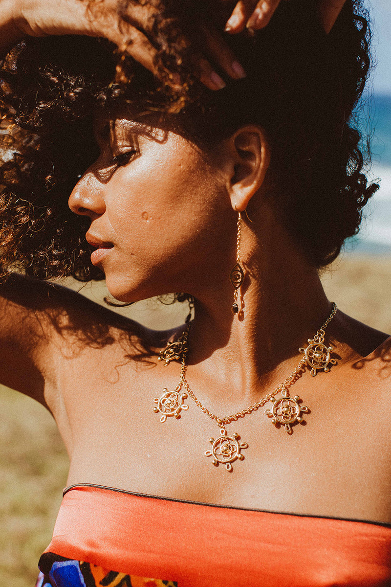 Compass necklace – Yelena Noah Designs