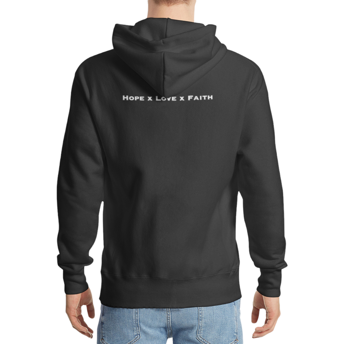 Hope X Love X Faith Hoodie Black Yelena Noah Designs