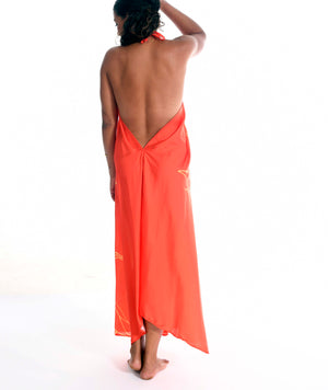 Red Alchemy Silk Gown