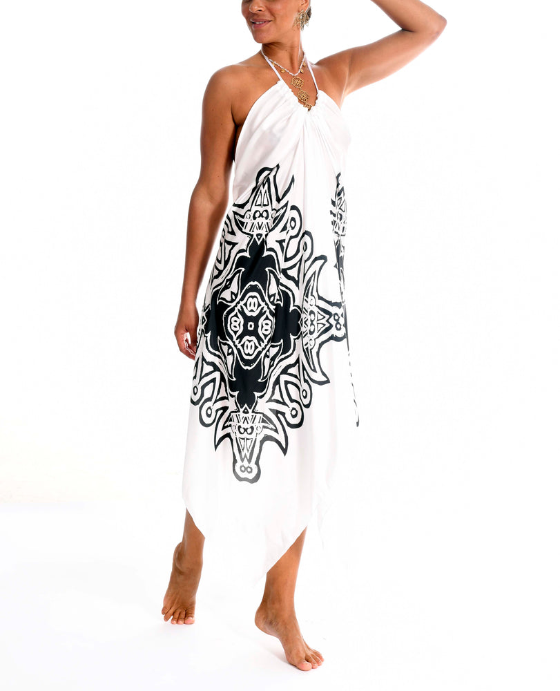 Unity Dove Mandala Scarf Dress