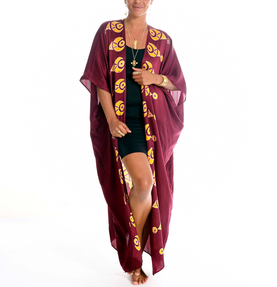 Minds Eye Floor Length  Kimono