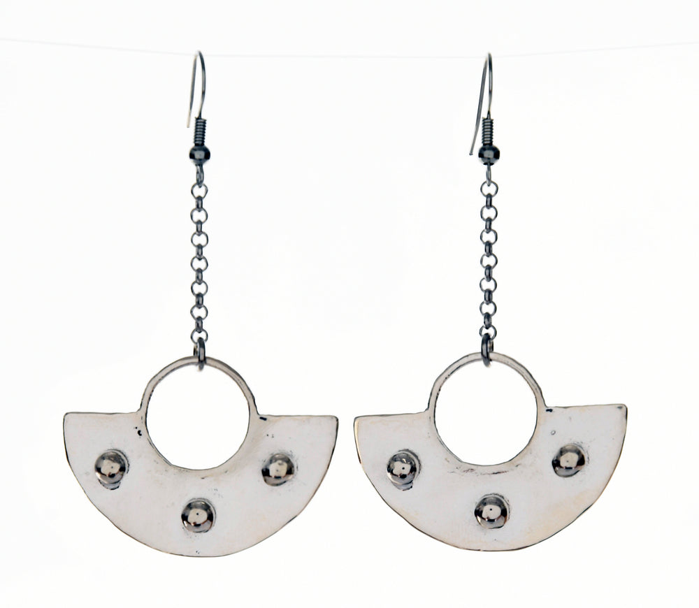 Inca Royal Earrings Silver – Yelena Noah Designs